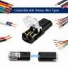 2-Pin Quick Wire Connectors secure snap lock design hands connecting low voltage wire easy reuse
