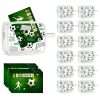 Full set of 12 soccer goodie bags with matching soccer themed paper cards for birthday party gift packaging