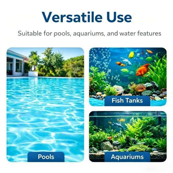 Versatile pool filter sand replacement balls suitable for swimming pools, fish tanks and outdoor water features