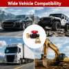 12V-24V rotatable battery disconnect switch compatible with cars, jeeps, trucks and construction excavators