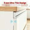 3mm ultra thin design cabinet magnets hidden behind cabinet door for neat low-profile furniture closure
