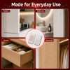 Versatile ultra-thin cabinet magnets 10 pack for kitchen cabinets, bathroom vanities, drawers and wardrobe doors
