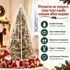 Preserve or remove your tree easily season after season – upright storage, clear visible design, waterproof and dustproof, zipper plus drawstring, anti-puncture silicone cap