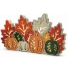 Lighted Wooden Pumpkin Centerpiece – Battery-Operated Fall & Thanksgiving Table Decor